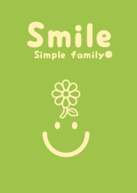 smile & flower Leaf green