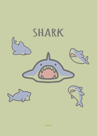 黄緑 : サメの着せ替え