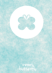 sweet butterfly blue Theme