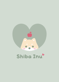 Shiba Inu2 Apple - green