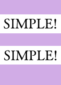 SIMPLE!SIMPLE!-PURPLE