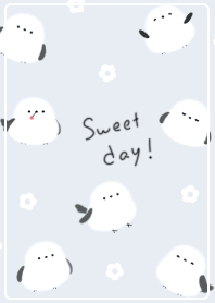 blue Fluffy White Birds Days05_2