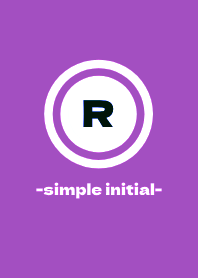 simple initial-R- THEME 35