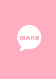 SIMPLE CIRCLE / PINK&WHITE