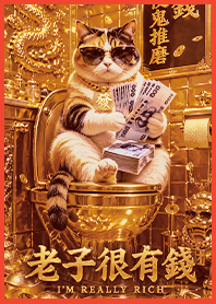 幸運を祈ります！裕福な猫！ 1.5