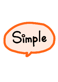 simple《オレンジ》