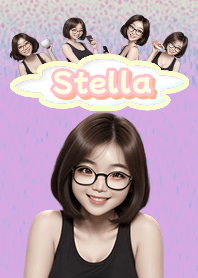 Stella attractive girl purple03