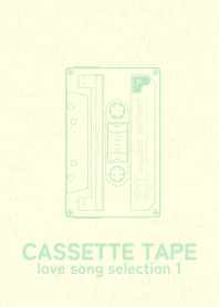 Cassettetape_love Pale WHT Lily