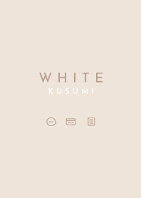 [Adult Simple] Dull White