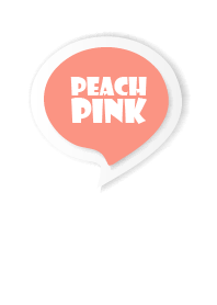 Peah Pink Button In White V.3