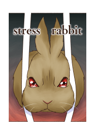 感情を爆発させるうさぎ