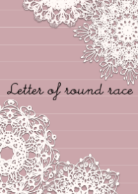 Letter of round race