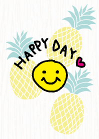 Pineapple grain background - smile14-