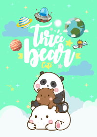 Bear Pastel Galaxy Neon