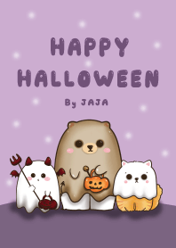 Happy Halloween (Purple Boo) By JaJa