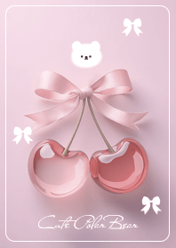 pink Cute and grown-up polar bear 03_2