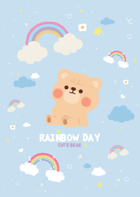 Teddy Bear Rainbow Day Cutie