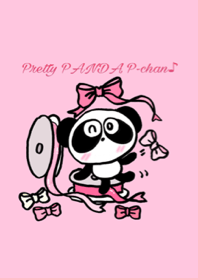 Pretty PANDA P-chan Heart&Ribbon
