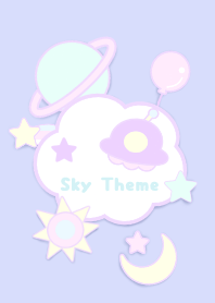 Sky theme-pastel color-