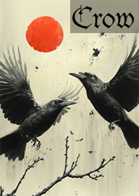 Crow and the sun_1