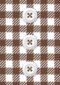 Gingham check(brown)