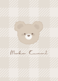 MOKO KUMA 2  #Plaid #brown beige