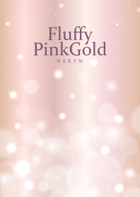 Fluffy-Pink Gold HEART 13
