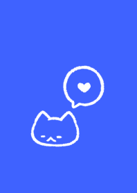 Chill out cat.(white1-08)