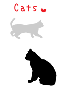 2匹のねこ
