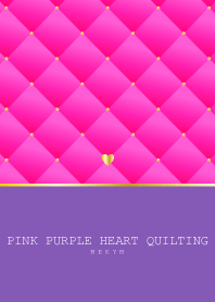PINK PURPLE HEART QUILTING