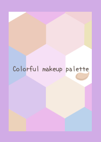 Colorful makeup palette-PURPLE