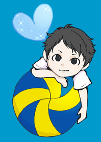 Boy in Volleyball club 03