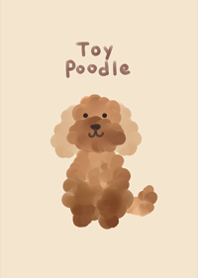 トイプードル♪♪もこもこワンポイント