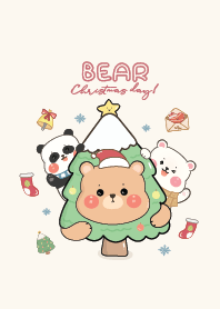 Christmas day! Bear gang it's cute