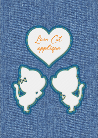 Love Cat Applique 35