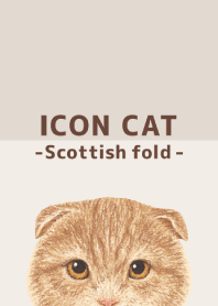 ICON CAT - Scottish fold - BROWN/01