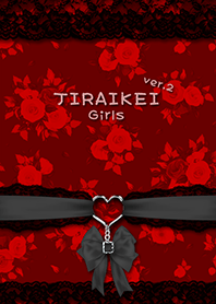 Red and black-Gothic Lolita theme