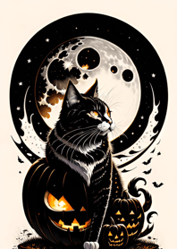 halloween cat 14588d