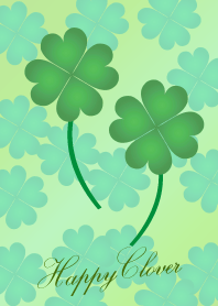 Happy Four Leaf Clover