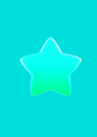 Simple cute star light blue