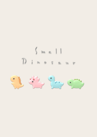 3d small dinosaur/beige