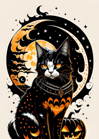 halloween cat 5CaAc8