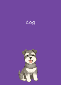 Dogs are soothing04 on purple