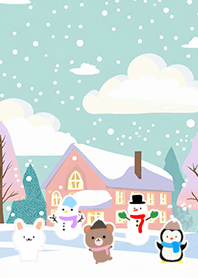 可愛い北欧風着せかえ(Winter-893)