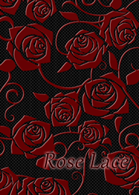 Rose Lace *red and black