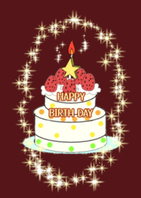 HAPPY BIRTH DAY cake