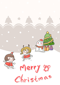 Christmas Carnival - Gray Beige