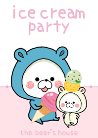 アイスクリームパーティー