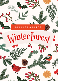 Winter Delight - Berries and Birds