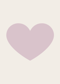 Cute adult simple heart pink beige
